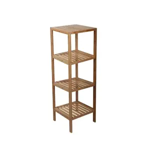Drevený regál Bamboo, 4 police% vyobraziť