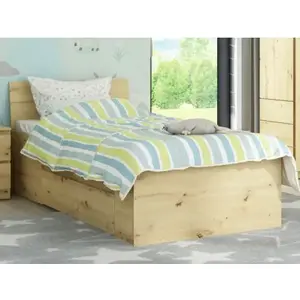 Posteľ so zásuvkami Carlos 90x200, dub artisan% vyobraziť