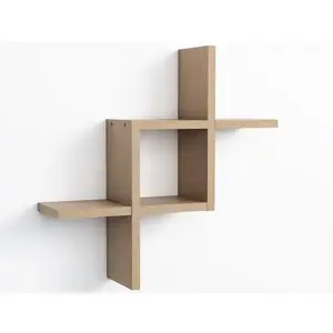 Nástenný regál/polica Geometry, dub sonoma% vyobraziť