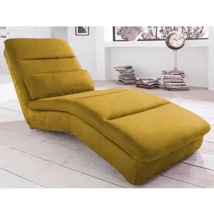Relaxačné leždlo Yankee, žltá látka% vyobraziť