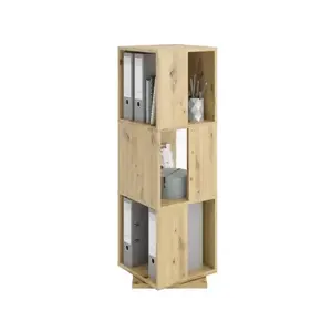 Otočný regál Tower, dub artisan% vyobraziť