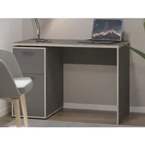 Písací stôl Elias, antracit/dub sonoma% vyobraziť