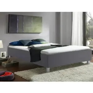 Posteľ Studio 140x200 cm, tmavo šedá látka% vyobraziť