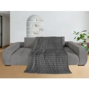 Deka Cashmere touch Nele 150x200 cm, šedá% vyobraziť