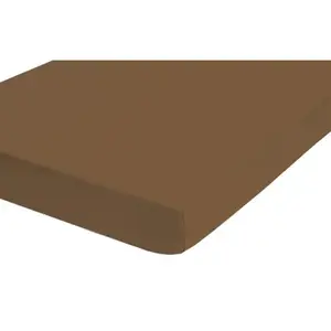 Napínacie prestieradlo Jersey Castell 140x200 cm, hnedé% vyobraziť