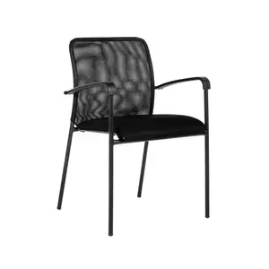 Konferenčná stolička Spider, čierna látka% vyobraziť