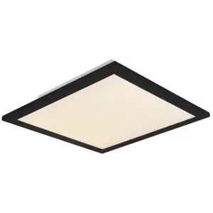 Stropné LED osvetlenie Alpha 29x29 cm, čierne% vyobraziť