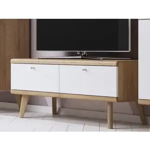 TV stolík Primo, dub riviera/biely% vyobraziť