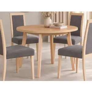 Okrúhly jedálenský stôl Norveg 100 cm, dub sonoma% vyobraziť