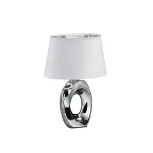 Stolná lampa Taba 33 cm, chrómová% vyobraziť