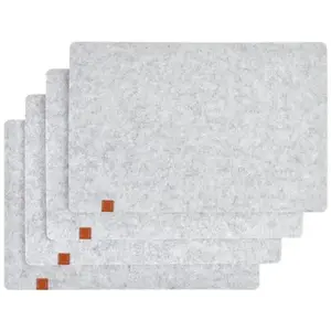 Súprava prestierania (4 ks) LifeStyle 30x45 cm, svetlo šedá% vyobraziť
