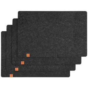 Súprava prestierania (4 ks) LifeStyle 30x45 cm, čierna% vyobraziť