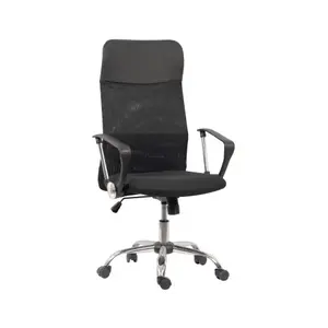 Kancelárske kreslo Mandola, čierna látka% vyobraziť