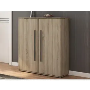 Dvojitý botník Smart, dub sonoma% vyobraziť