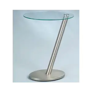 Odkladací stolík Onda, kov/číre sklo% vyobraziť