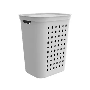 Kôš na bielizeň Jona 55 l, biely% vyobraziť