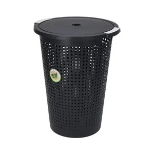 Kôš na prádlo 35 l, čierny% vyobraziť