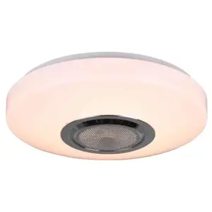 Stropné LED osvetlenie Maia, s bluetooth reproduktorom% vyobraziť