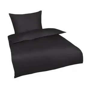 Obliečky Satin 200x200 cm, antracitové% vyobraziť