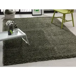 Eko koberec Floki 60x110 cm, tmavo zelený% vyobraziť