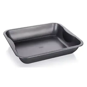 Plech na pečenie Culinaria 39 cm, hlboký šedostrieborný% vyobraziť