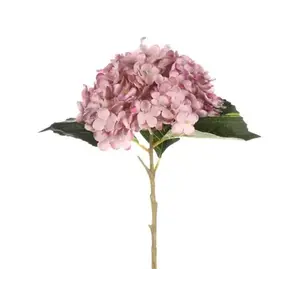 Umelá kvetina Hortenzia 50 cm, ružová% vyobraziť