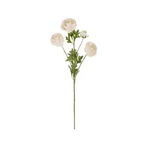 Umelá kvetina Pivonka 70 cm, krémová% vyobraziť