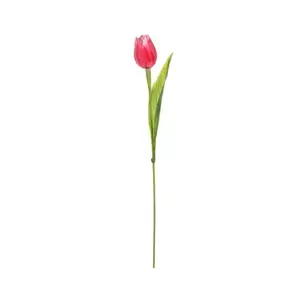 Umelá kvetina Tulipán 43 cm, červený% vyobraziť