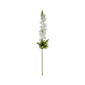Umelá kvetina Ostrožka 70 cm, biela% vyobraziť