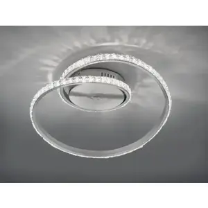 Stropné osvetlenie Rubin, LED, RGBW, imitácia krištáľov% vyobraziť