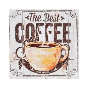 Obraz na plátne The Best Coffee, 28x28 cm% vyobraziť