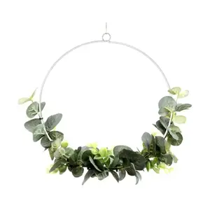 Umelý veniec Eukalyptus 26 cm, zelený% vyobraziť