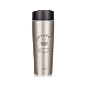 Cestovný termohrnček Coffee 350 ml, farba slonová kosť% vyobraziť