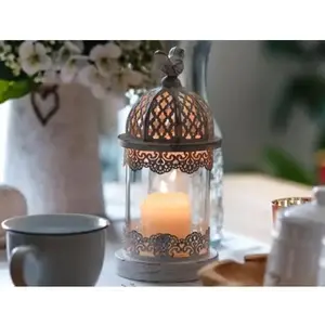 Lampáš Eglo 25 cm, biela antik s vtáčikom% vyobraziť