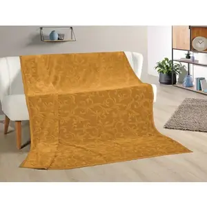 Deka Ornament 180x220 cm, horčicovo žltá% vyobraziť