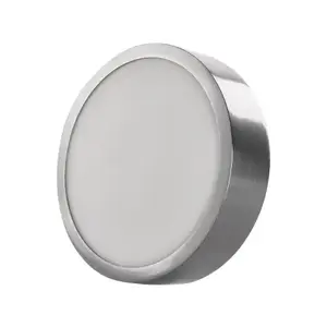 Stropné/nástenné LED osvetlenie Nexxo 17 cm, brúsený nikel, okrúhle% vyobraziť