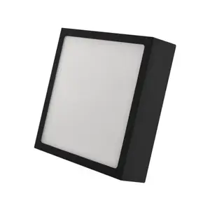 Stropné/nástenné LED osvetlenie Nexxo 17x17 cm, černé čtvercové% vyobraziť