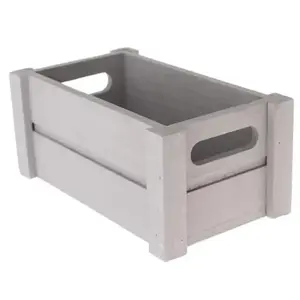 Úložný box drevený sivý, 21, 5x12, 5x9, 5 cm% vyobraziť