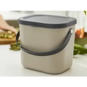 Odpadkový kôš Albula 6 l, cappuccino% vyobraziť