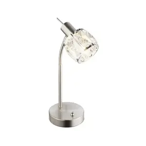 Stolová lampa Kris, sklenený krištáľ% vyobraziť