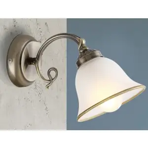 Nástenná lampa Odin, mosadz% vyobraziť