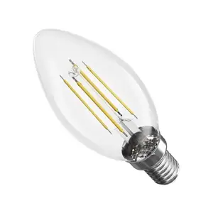 LED žiarovka Filament sviečka, E14, 3, 4 W (40 W) , 470 lm% vyobraziť