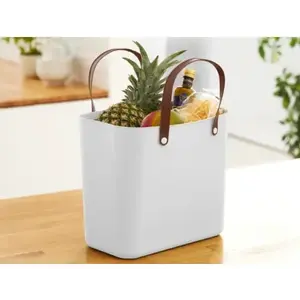 Nákupná taška Albula 25 l, biela% vyobraziť