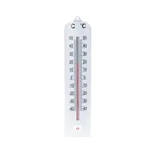Vonkajší teplomer 27 cm, strieborný% vyobraziť