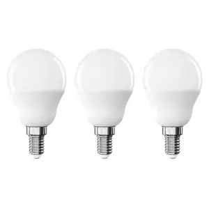 LED žiarovka (3 ks) Classic Mini Globe, E14, 4, 2 W, 470 lm% vyobraziť