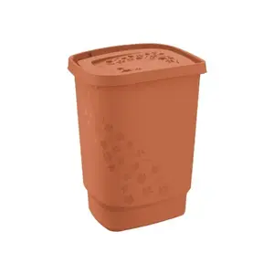 Kôš na bielizeň Flowers 55 l, terakota% vyobraziť