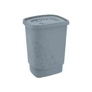 Kôš na prádlo Flowers 55 l, šedý% vyobraziť