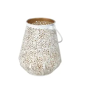 Lampáš 12x15 cm, biela/šampaň% vyobraziť