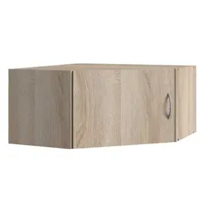 Rohový skriňový nadstavec Multiraum, 80 cm, dub sonoma% vyobraziť