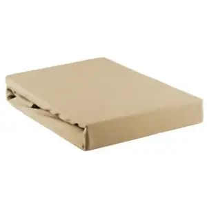 Prestieradlo Lycra 90x200 cm, orieškovo hnedé% vyobraziť